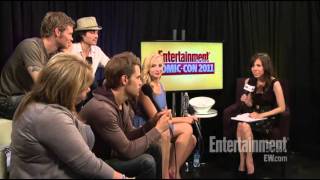 EW Interview With quotThe Vampire Diariesquot Cast At ComicCon [upl. by Brendan514]