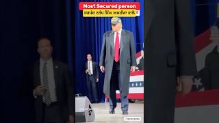 Most protected Man on Earth Donald Trump Security information shortsviralshortvideos [upl. by Imoyn]