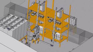 See this feed mill layout for a 30 tonshour 2x15 tons feed factory for Pilmico Vietnam [upl. by Fredia755]