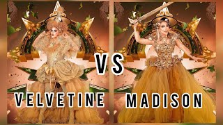 Velvetine VS Madison  SOLO LAS MÁS  Reto De Doblaje⚡️⚡️⚡️ [upl. by Rosenblum]