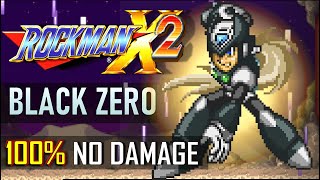 Mega Man X2 Black ZERO Triple Attack Complete Walkthrough  No Damage [upl. by Estel]