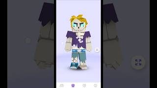 Getting Skelton Nood skin in Blockman go blockmango [upl. by Devan]