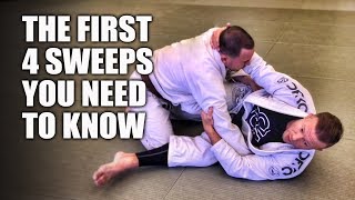 The First 4 Sweeps You Need To Know  JiuJitsu Basics [upl. by Josie]