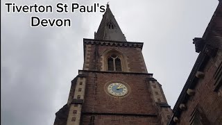 The Bells of Tiverton St Pauls Devon [upl. by Ardiedal]