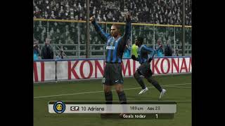 WINNING ELEVEN 9 l ADRIANO LEITE GOALS VS REAL MADRID [upl. by Tessie376]