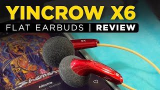 YINCROW X6 FLAT EARBUDS  AUDIO REVIEW  UN SONIDO AMPLIO Y DETALLADO [upl. by Anielram]