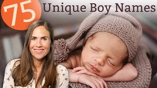 Our 2021 List of Unique Baby Boy Names  Names amp Meanings [upl. by Eelam622]