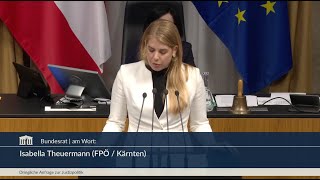 Isabella Theuermann  Versagen der grünen Justizministerin auf allen Ebenen  1432024 [upl. by Jeanelle483]