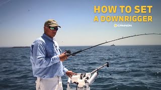 How to Set a Downrigger [upl. by Aimehs]