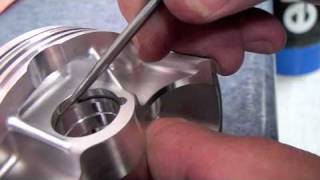 Wiseco Piston Inc  Proper Circlip Installation [upl. by Aynik]