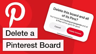 How to Delete a Board on Pinterest Mobile App amp PC [upl. by Darbie969]