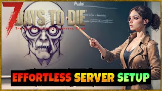 Easy 7 Days to Die Server Setup  Hosted By Gportal [upl. by Ahcire817]