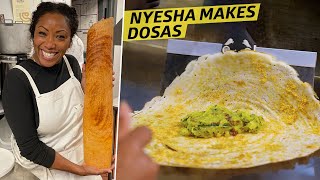 How One of New York’s Best Indian Restaurants Makes Dosas — Plateworthy with Nyesha Arrington [upl. by Adelpho860]