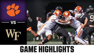 Clemson vs Wake Forest Game Highlights  2024 ACC Football [upl. by Placidia]