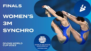 LIVE  Womens 3m Synchro Final  Diving World Cup 2023  Montreal [upl. by Atires]