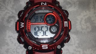 How to change the date on the armitron watch [upl. by Adraynek]