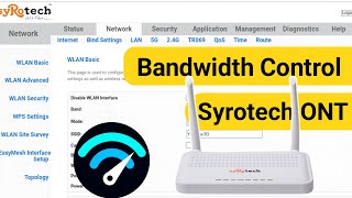 How to Limit Internet Speed of WiFi Users in Syroteh Router  Bandwidth Control [upl. by Nylinej]