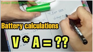 Battery pack calculations  ebike calculations [upl. by Etsirhc604]