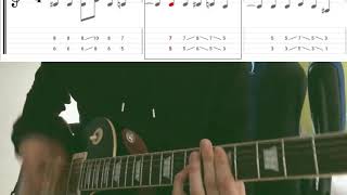 Basket Case Guitar Solo Green Daytabs [upl. by Bealle]