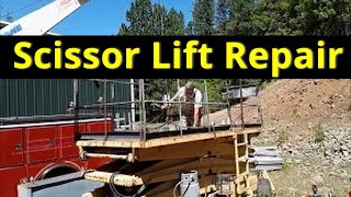 Grove Propane Scissor Lift Repair [upl. by Seligman]