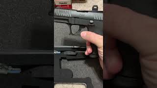 Walther P22 2022 Removed from case 22LR Magazine removal [upl. by Ainej]