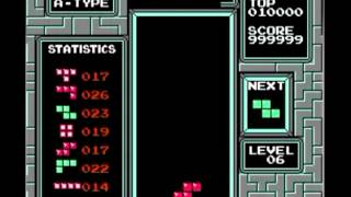 TAS Tetris NES 100 in 60000 [upl. by Kuster]