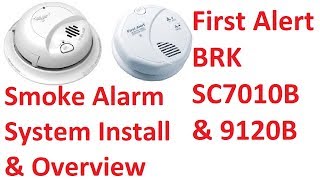 First Alert Smoke Alarm  Carbon Monoxide Alarm System Install and Overview [upl. by Zobe]