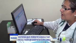 Sistema que permite consultar resultados de exámenes en línea [upl. by Elocel]