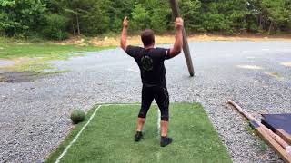 Caber Toss Training Drill  Highland Games  Strength Empire [upl. by Gleich744]