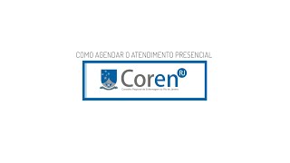 Agendamento Presencial  CorenRJ [upl. by Atsahc]