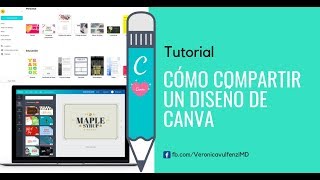 Cómo compartir un diseño de canva [upl. by Arev]