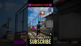 EASY UMP HEADSHOT TRICK FOR BEGINNERS  FREE FIRE GAMEPLAY 😈😈  freefire white4444 shorts 🔥🔥⚡🗿🗿 [upl. by Llohcin]