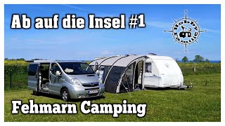 Ab auf die Insel 1  VLOG  Fehmarn Camping Katharinenhof mit Wohnwagen  Hobbyfamilie [upl. by Adnuhsor468]