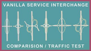 Best Starting Interchange ranked in vanilla cities skylines  traffic test and guide for beginners [upl. by Eustazio847]