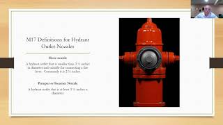 Fire flow tests for water distribution operators using AWWA M17 [upl. by Yasdnyl]