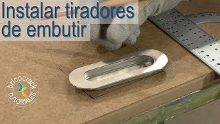 Instalar tiradores en puertas correderas y armarios Bricocrack [upl. by Ikeda378]