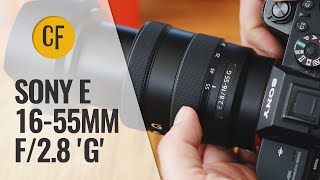 Sony E 1655mm f28 G lens review with samples [upl. by Aridatha639]