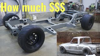 How I Built a Handmade Chassis for my Turbo 1968 Chevy C10 Build [upl. by Zurn]