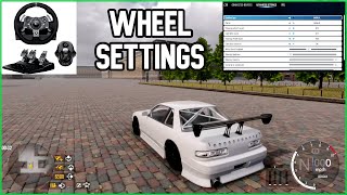 CarX NO ASSIST Wheel Settings GUIDE Setup Tutorial Realistic Drifting G920 G29 [upl. by Ttihw]