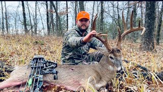 Oklahoma Public Land Bowhunt GIANT DOWN [upl. by Attenov]