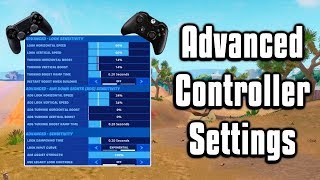 Advanced Controller Sensitivity amp Aim Assist Guide  Fortnite Battle Royale [upl. by Ahsyad]