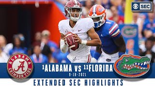 1 Alabama vs 11 Florida Extended Highlights  CBS Sports HQ [upl. by Okihcas]