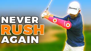 Stop Rushing Your Downswing  Secret to Effortless Power in Golf [upl. by Claribel]