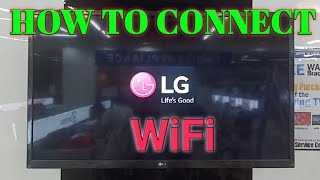 HOW TO CONNECT WIFI ON LG SMART TV [upl. by Okubo]