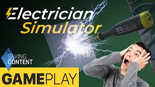 Electrician Simulator  Saving Content Gameplay [upl. by Legyn]