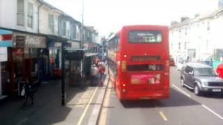 🇬🇧 BUS JOURNEY TIMELAPSE  Brighton amp Hove 2 Rottingdean ➔ Steyning [upl. by Greenes]