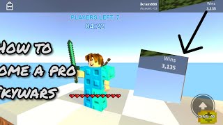 How to become a pro roblox skywars [upl. by Fattal894]