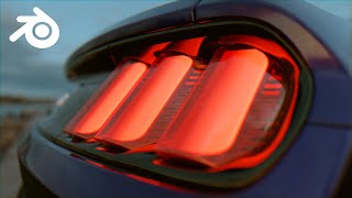 Easy Realistic Tail Lights In Blender 282 [upl. by Cathe]