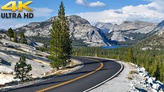 Tioga Pass Scenic Drive Through Yosemite National Park  Sierra Nevada Mountains 4K [upl. by Novaelc]