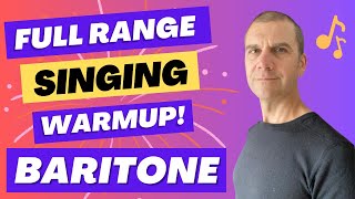 Full Range Singing Warm Up  Baritone [upl. by Yeoz247]